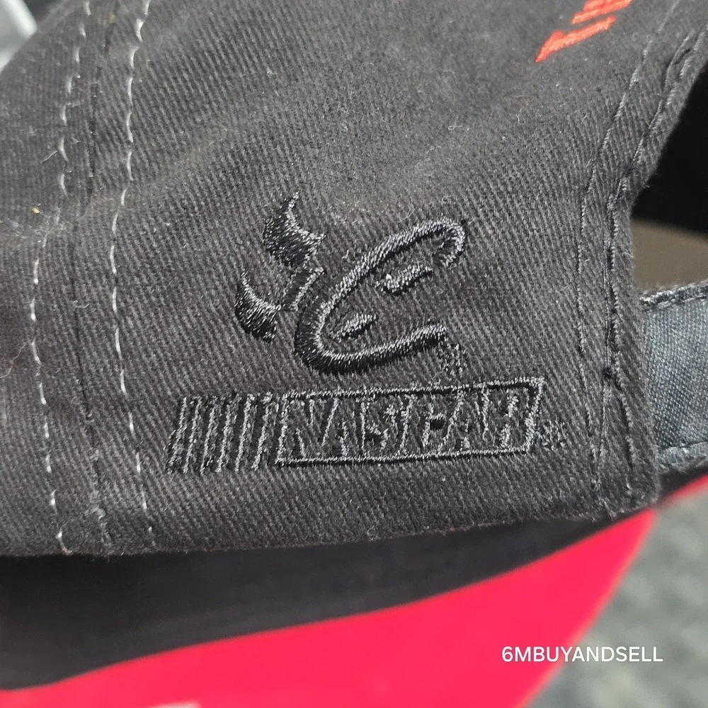 Vintage 1990s Dale Earnhardt‎ #3 Sharktooth Strap back Hat NWT Intimidator